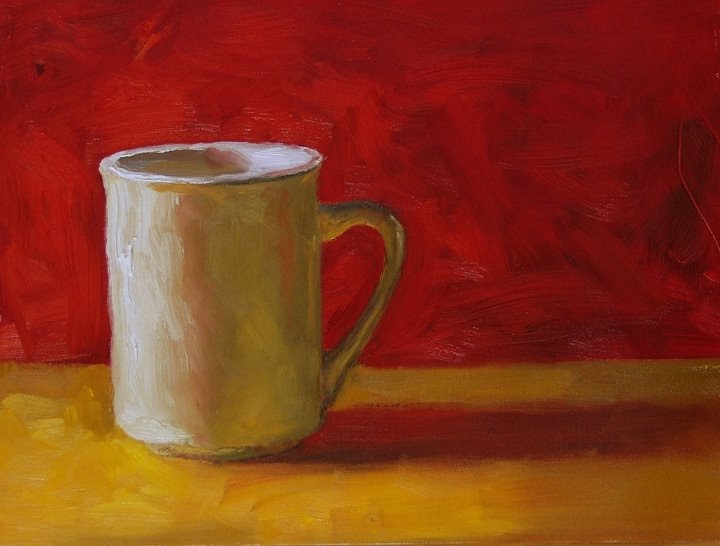 CINDY REVELLFINDING THE WHIMSY Reflecting Light Oil Painting Study