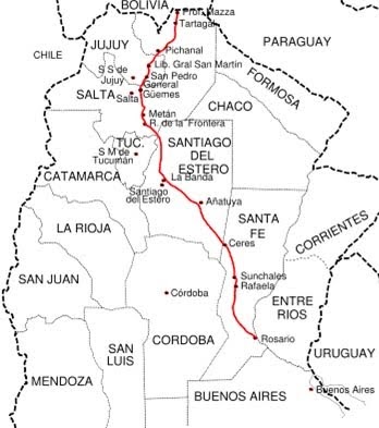 RUTAS TURISTICAS NACIONALES Y PROVINCIALES Ruta Nacional 34