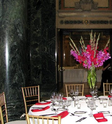 Purple Gladiolus Centerpiece