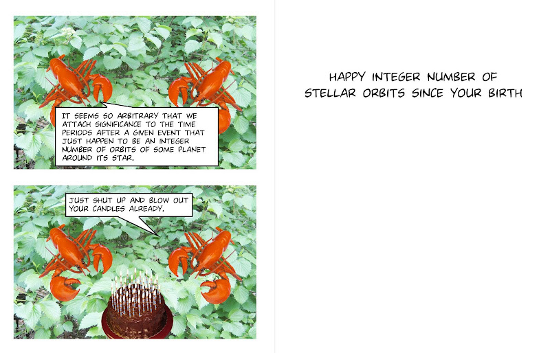 Happy integer number of stellar orbits since your birth