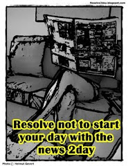 Resolve not to watch the news first thing today