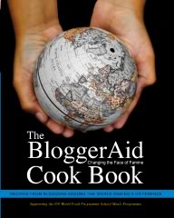Purchase the BloggerAid Cookbook here...