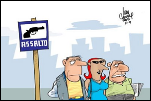 Palavras, violencia urbana, charge Violência Urbana, charge.