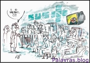 Palavras e a saúde pública Saúde Pública, charge.