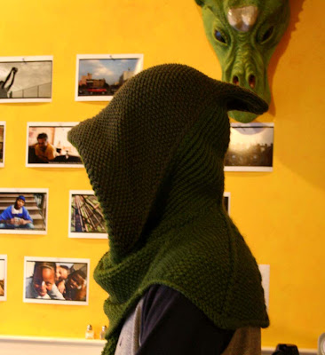 Crochet Hooded Scarf Pattern by stitchtacsew on Etsy