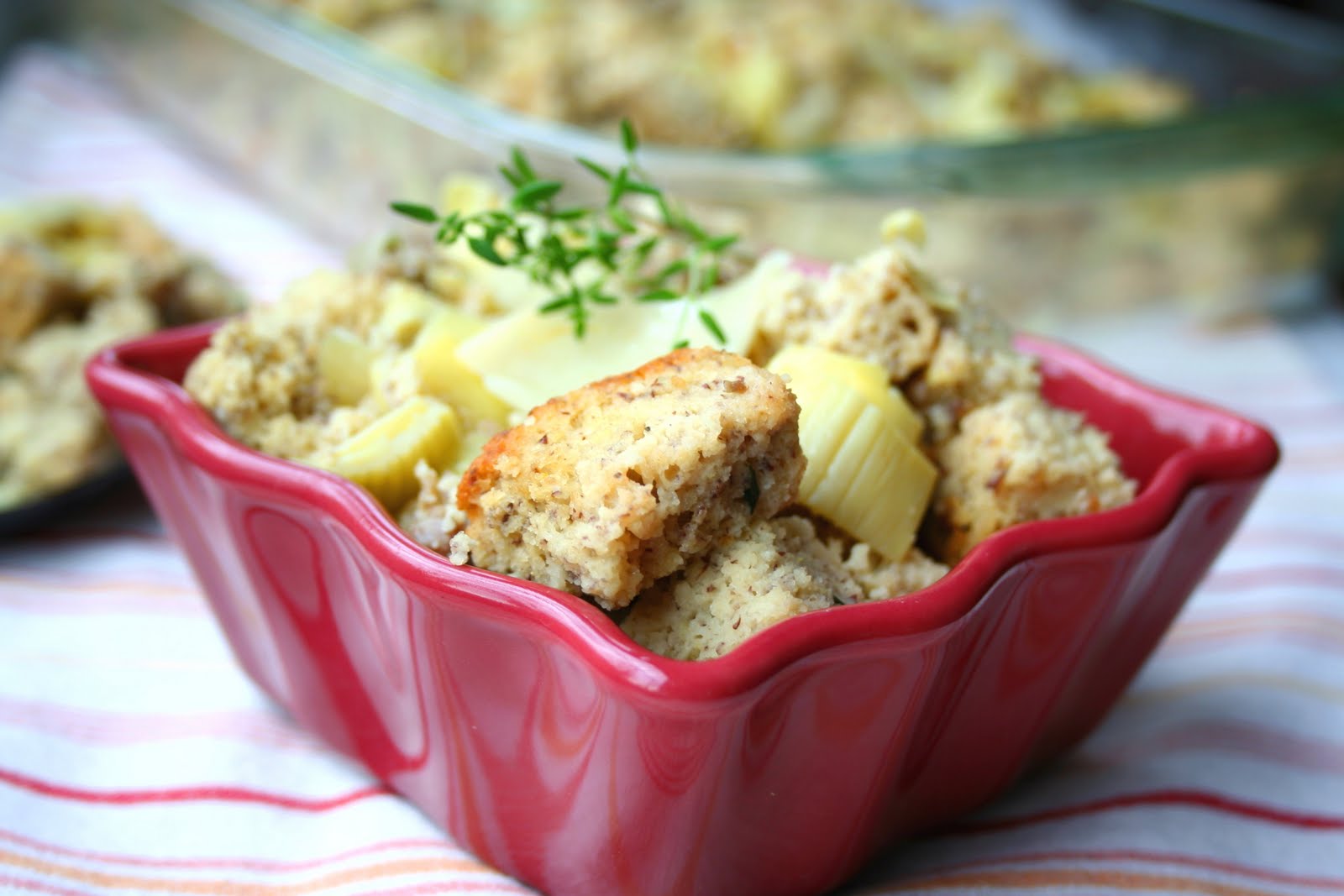 Artichoke, Sausage and Parmesan Stuffing (Low Carb) All Day I Dream