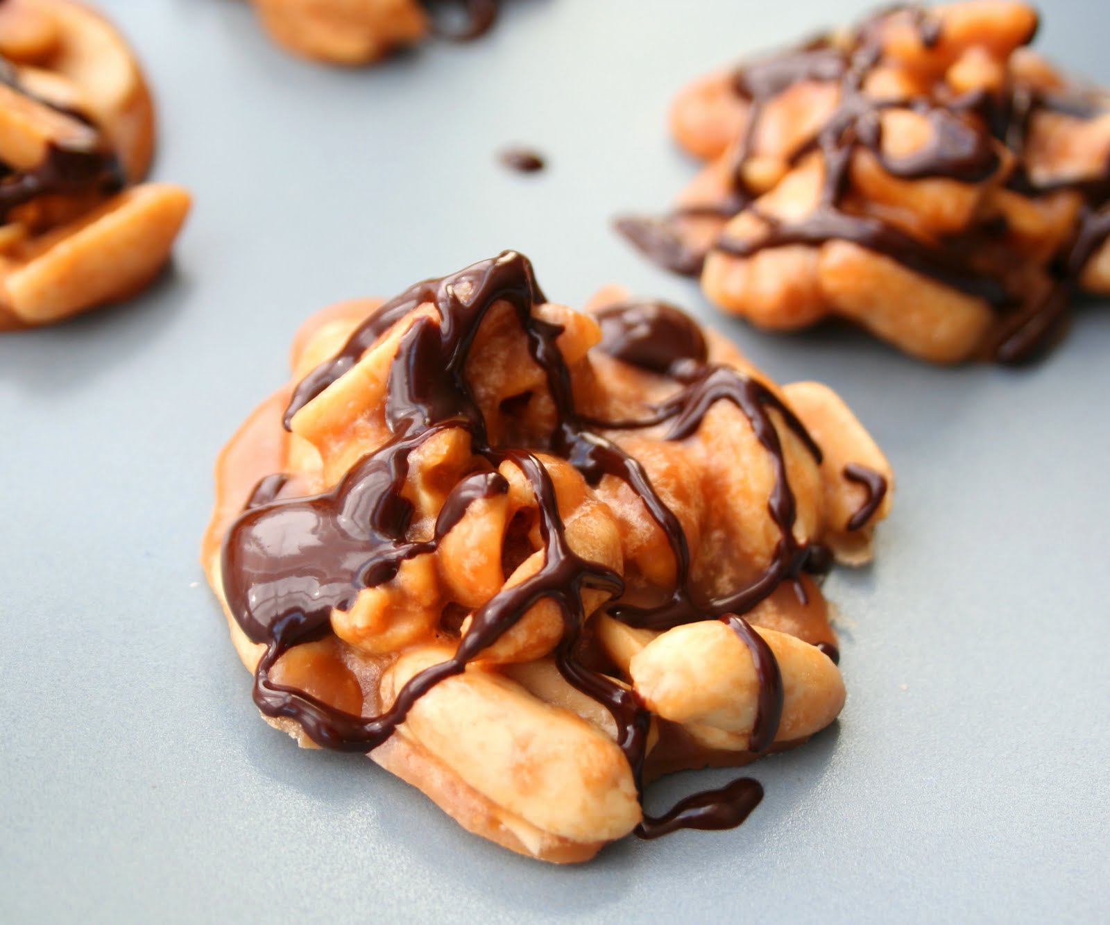 Salted Peanut Caramel Clusters (Low Carb and Gluten Free) All Day I