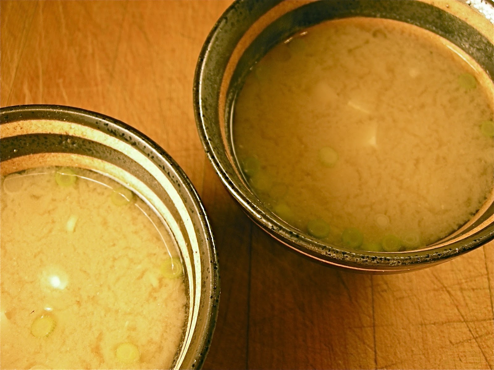 eat with a spoon miso soup