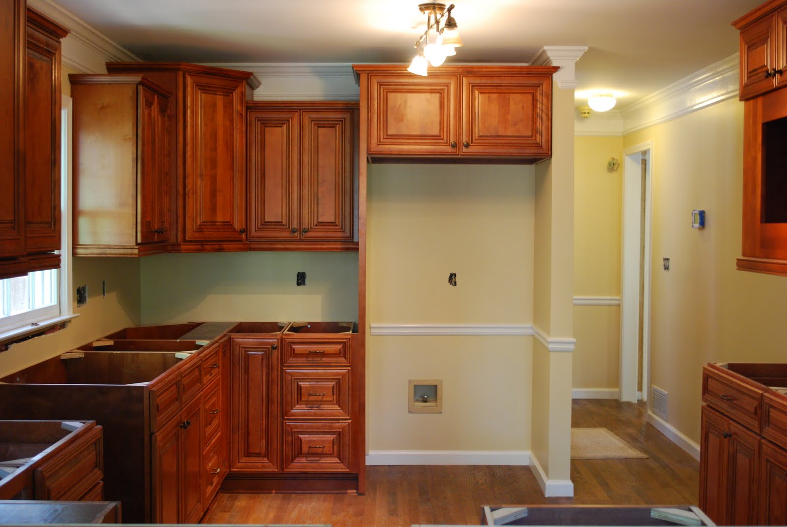 What is the best way to paint kitchen cabinets Tawny Birch Paint Color