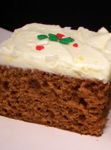 Gingerbread Bars with Orange Frosting Gingerbread Bars with Orange Frosting