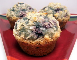 Blueberry-Coconut-Macadamia Muffins Blueberry-Coconut-Macadamia Muffins