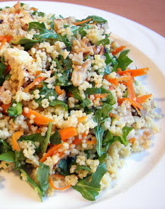 Whole Wheat Couscous Salad with Turkey and Arugula Whole Wheat Couscous Salad with Turkey and Arugula