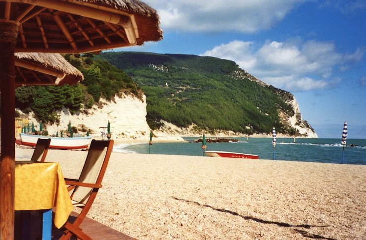 Strand von Sirolo.1, Conero-Halbinsel, Italien, 2008