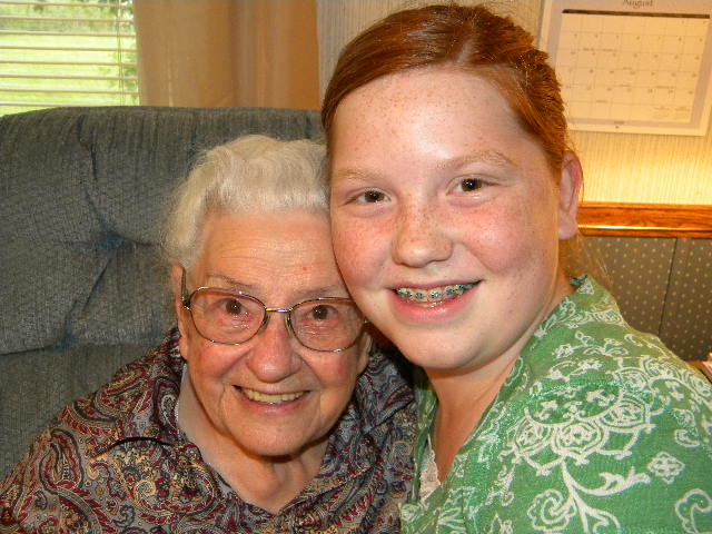 Sweet Great Grandma and ME