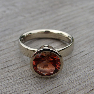 chunky sunstone ring