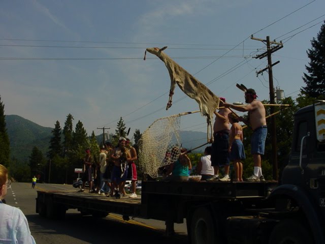 Tribal Float with Dancers