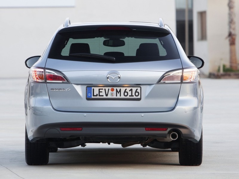 2011 Mazda 6 Wagon Rear View 2011 Mazda 6 Wagon Rear View