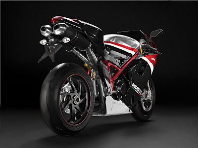 2010 Ducati 1198S Corse Special Edition Rear Side View