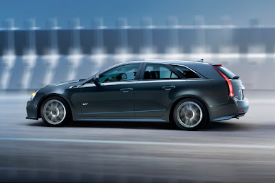 2011 Cadillac CTS-V Sport Wagon Side View