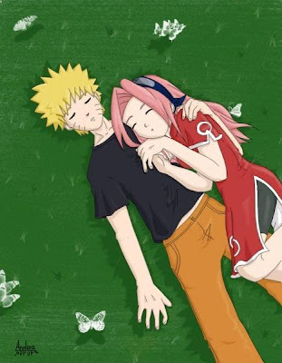 Naruto & Hinata Sleeping Poster