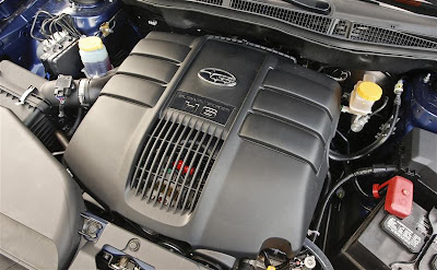 2010 Subaru Tribeca Engine View
