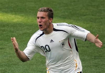 Lukas Podolski World Cup 2010 Football Wallpaper