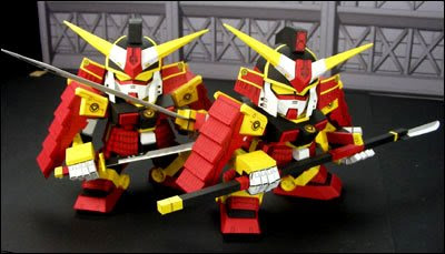 Gundam Papercraft - SD Musha Samurai