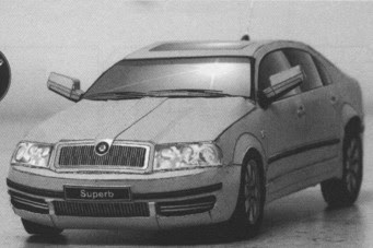 Car Papercraft - Škoda Superb Car Papercraft - Škoda Superb