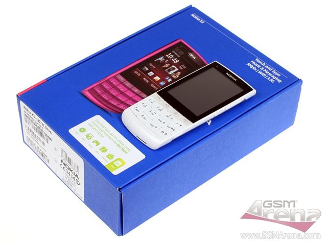nokia x3 touch and type pictures. The Nokia X3-02 retail package