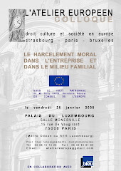 Colloque sur le harcèlement moral au Sénat