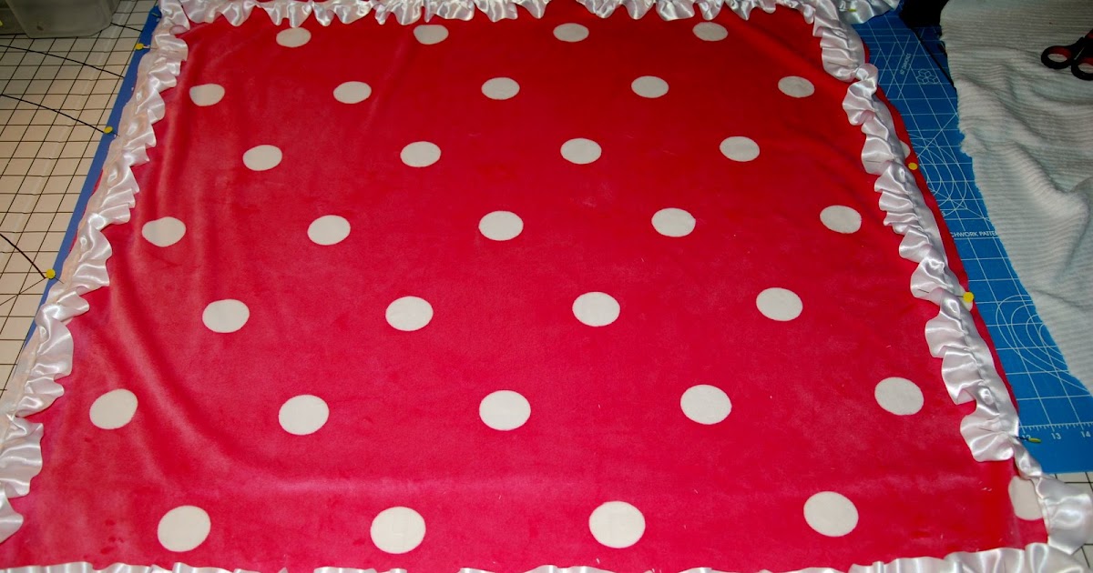 trying it out minky blanket tutorial