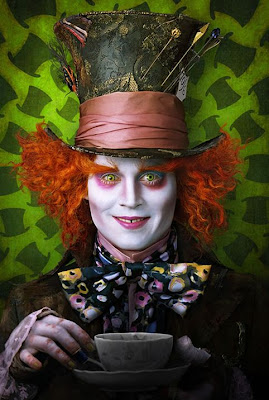 Johnny Depp in the upcoming movie Alice In Wonderland Johnny Depp in the upcoming movie Alice In Wonderland