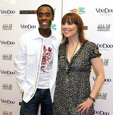 Don Cheadle Team Up With Annie Duke In The 3rd Annual Ante Up For Africa Don Cheadle Poker Ante Up For Africa