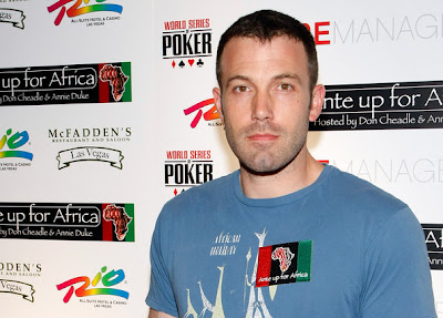 Ben Affleck at the 3rd Ante Up For Africa July 2 2009 3rd Ante up For Africa Poker Ben Affleck