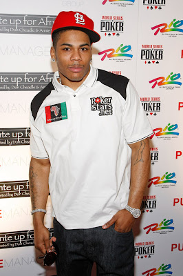 Nelly at the 3rd Ante Up For Africa Poker Tournament Nelly | Celebrity Poker