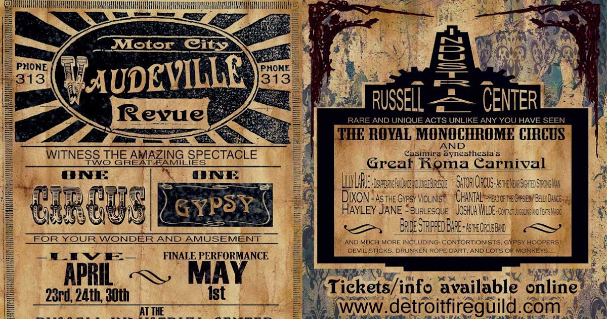 MOTORCITYBLOG FREE TICKETS The Motor City Vaudeville Revue RIC