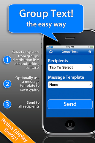 Group Text!- the easy way app for your iPhone - Apple iPhone Blog