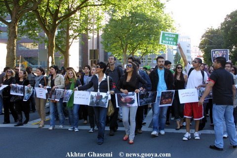 عکس تظاهرات روز جمعه کلن , 19 ژوئن 2009