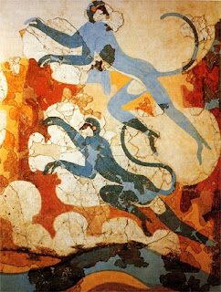 Blue Monkey fresco