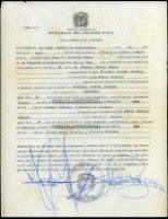 Cuban Marriage Certificate