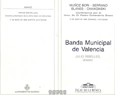 CONFERENCIA: "BANDA MUNICIPAL DE VALENCIA"