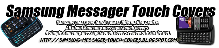 samsung messager touch covers