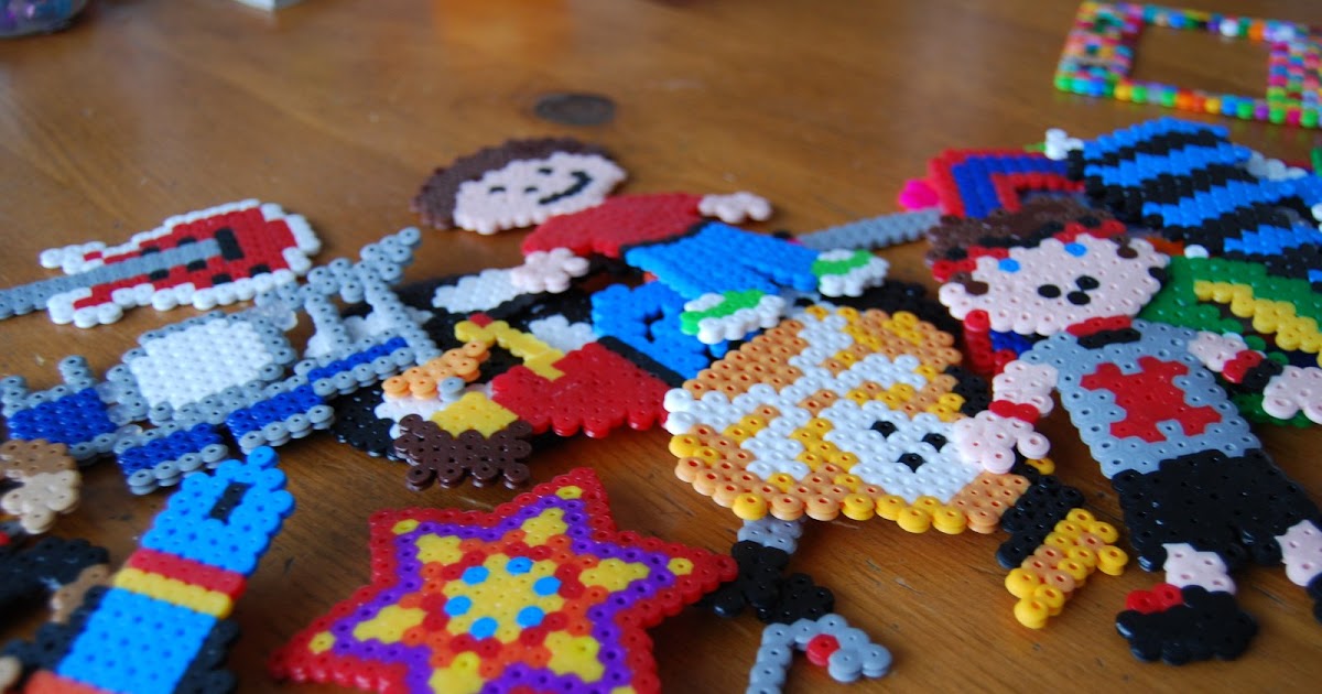 Words from Home Perler bead mania