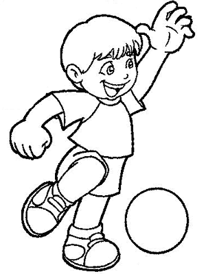 Desenho de menino para meninos