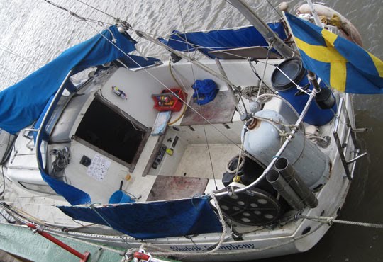 When we were on board 'Lydia Eva', moored alongside was an Albin Vega yacht ... When we were on board 'Lydia Eva', moored alongside was an Albin Vega yacht ...