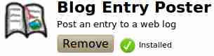 blog entry poster blogging client ubuntu linux