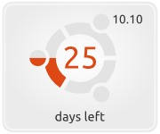 Ubuntu Linux countdown button for website and blog