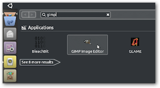 Search box on ubuntu launcher page