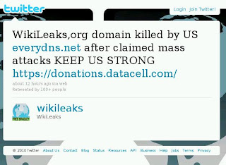 WikiLeaks,org domain killed by US everydns.net
