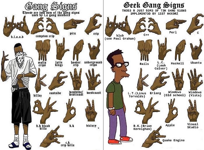 Bloods Gang Signs Video